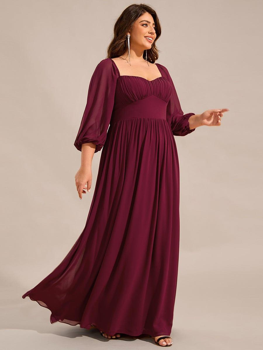 ever OAKLYN|Sweetheart Neckline 3/4 Sleeve Chiffon Bridesmaid Dress