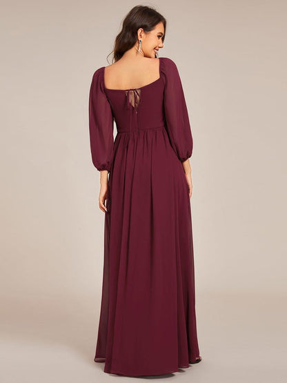 ever OAKLYN|Sweetheart Neckline 3/4 Sleeve Chiffon Bridesmaid Dress