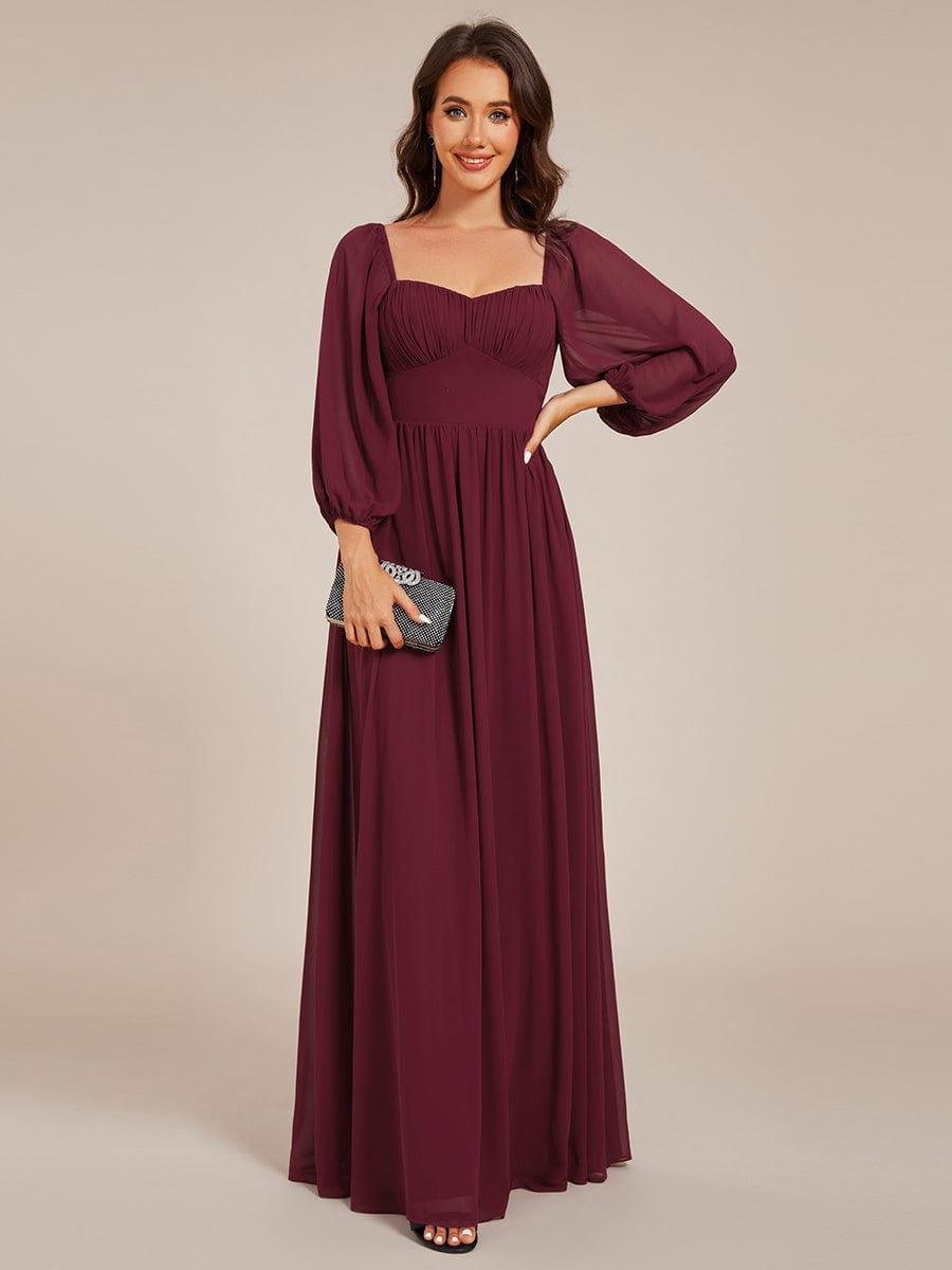 ever OAKLYN|Sweetheart Neckline 3/4 Sleeve Chiffon Bridesmaid Dress