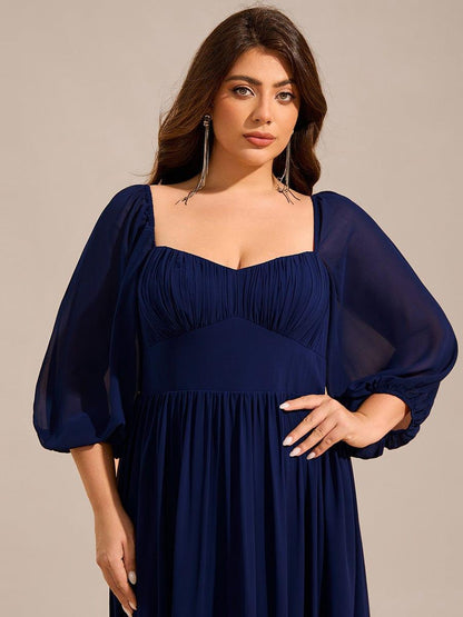 ever OAKLYN|Sweetheart Neckline 3/4 Sleeve Chiffon Bridesmaid Dress