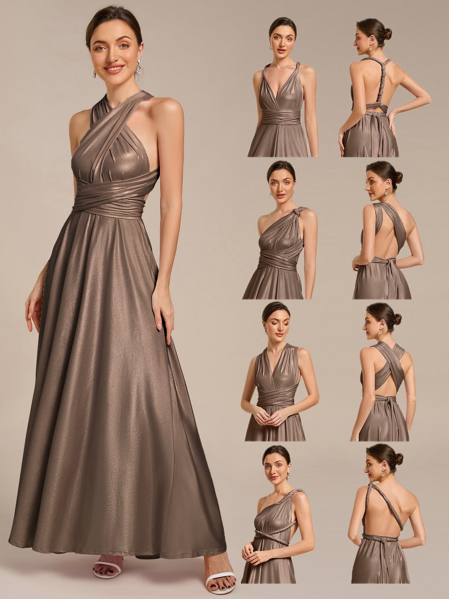 ever STYLES|High-Stretch Soft Versatile Convertible Bridesmaid Dress