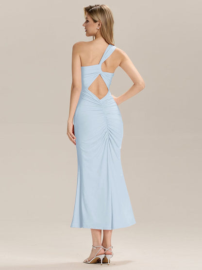ever ELOWYN|Backless Knit Sleeveless Formal Evening Dress