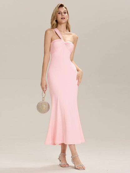 ever ELOWYN|Backless Knit Sleeveless Formal Evening Dress