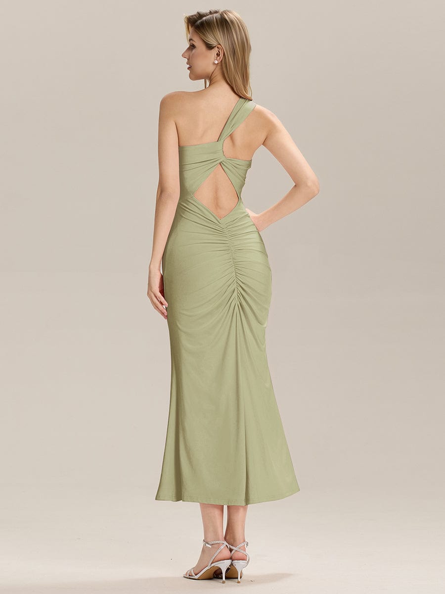 ever ELOWYN|Backless Knit Sleeveless Formal Evening Dress