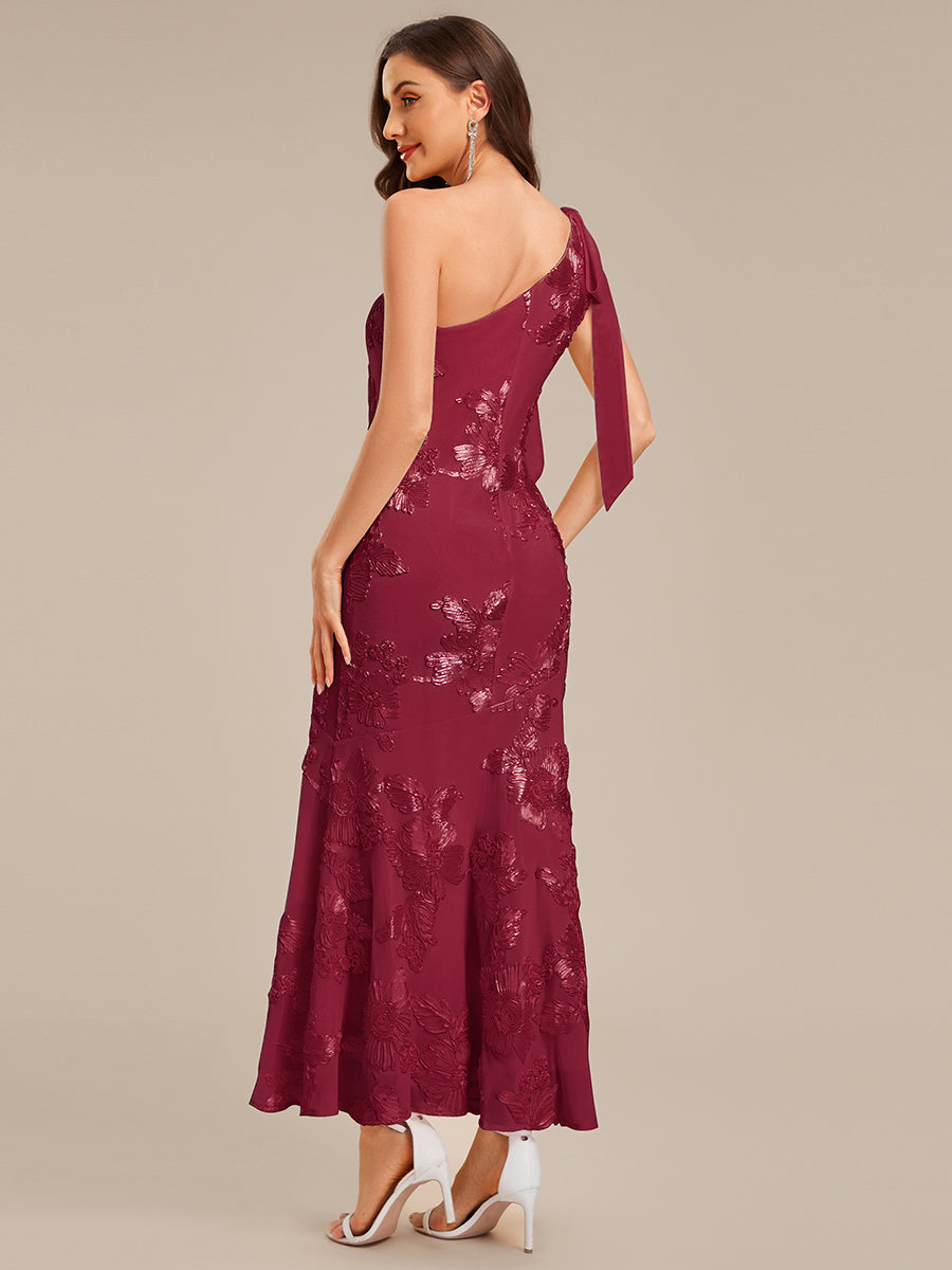 ever ARCELIA|Flowing Ribbon Mesh Mermaid Formal Dress