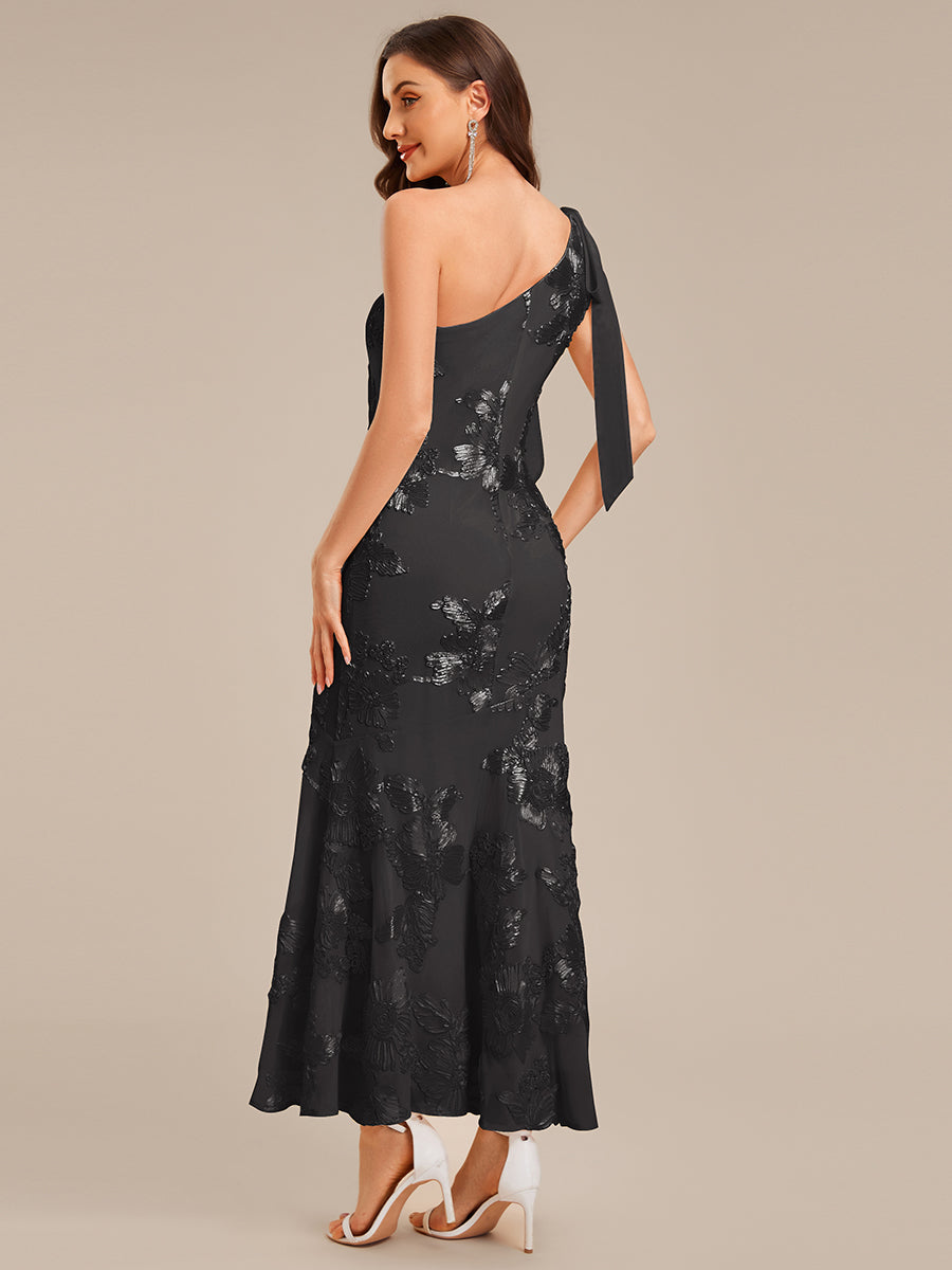 ever ARCELIA|Flowing Ribbon Mesh Mermaid Formal Dress