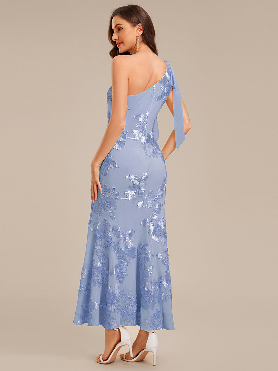 ever ARCELIA|Flowing Ribbon Mesh Mermaid Formal Dress