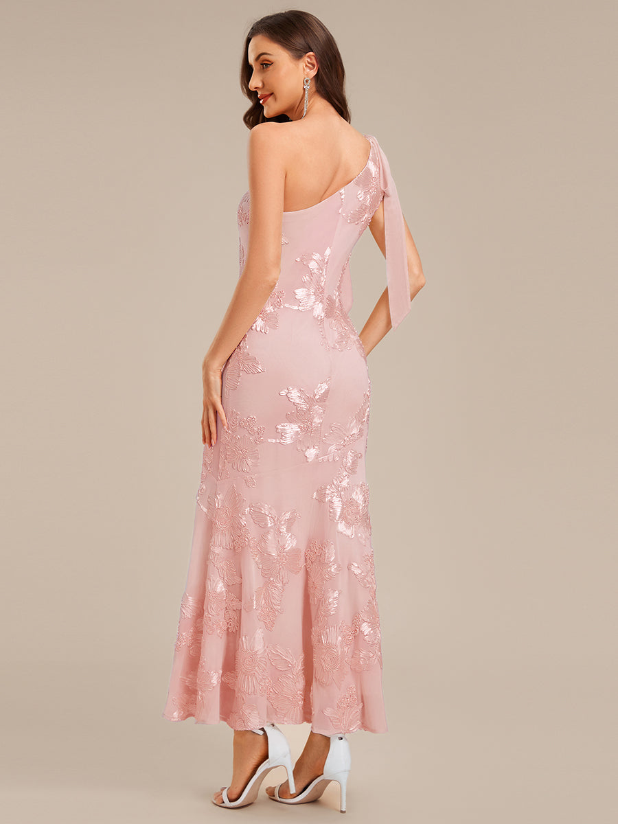 ever ARCELIA|Flowing Ribbon Mesh Mermaid Formal Dress