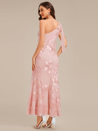 ever ARCELIA|Flowing Ribbon Mesh Mermaid Formal Dress