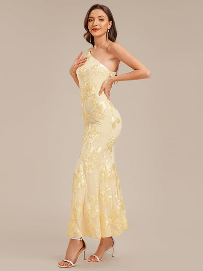 ever ARCELIA|Flowing Ribbon Mesh Mermaid Formal Dress