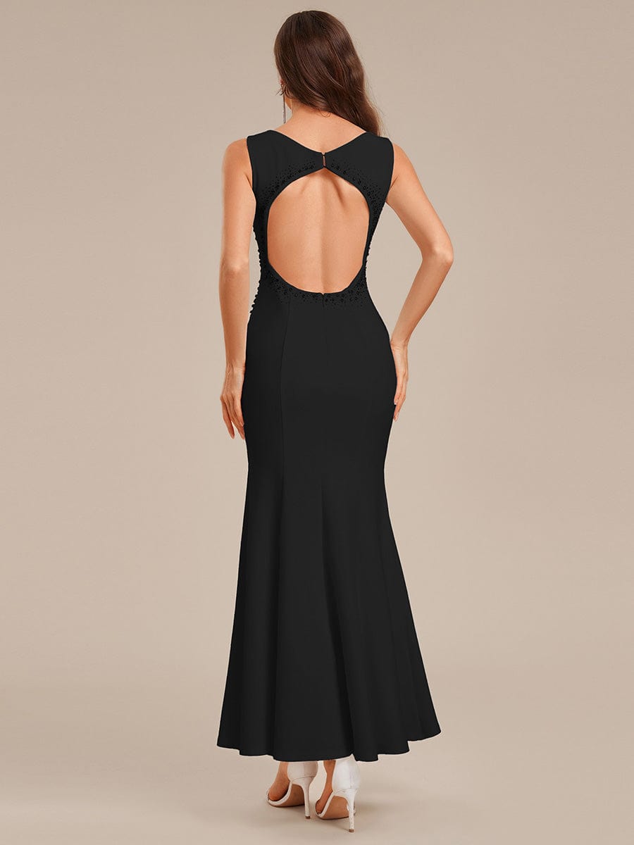 ever IRELIA|Cut-Out Knit Mermaid Formal Dress