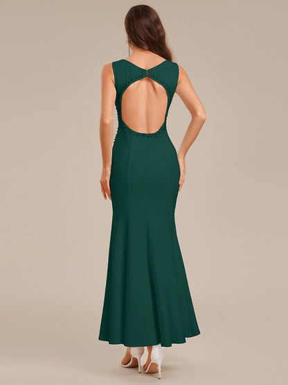 ever IRELIA|Cut-Out Knit Mermaid Formal Dress
