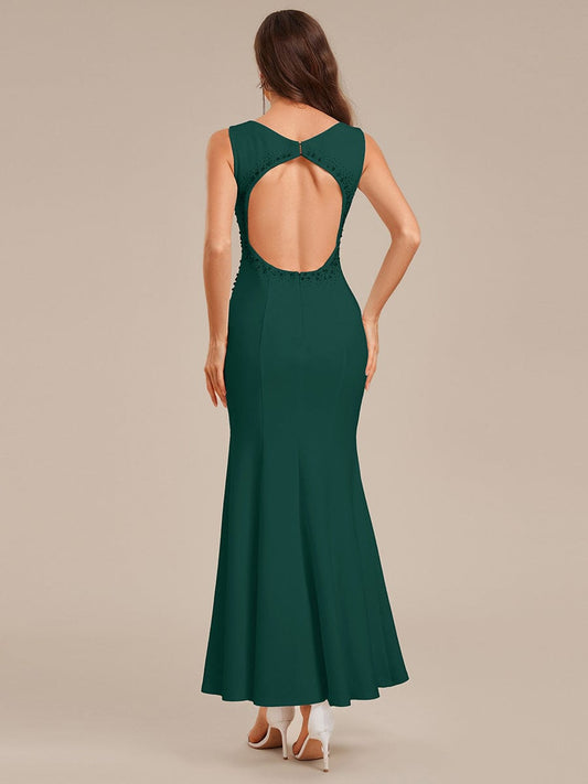 ever IRELIA|Cut-Out Knit Mermaid Formal Dress
