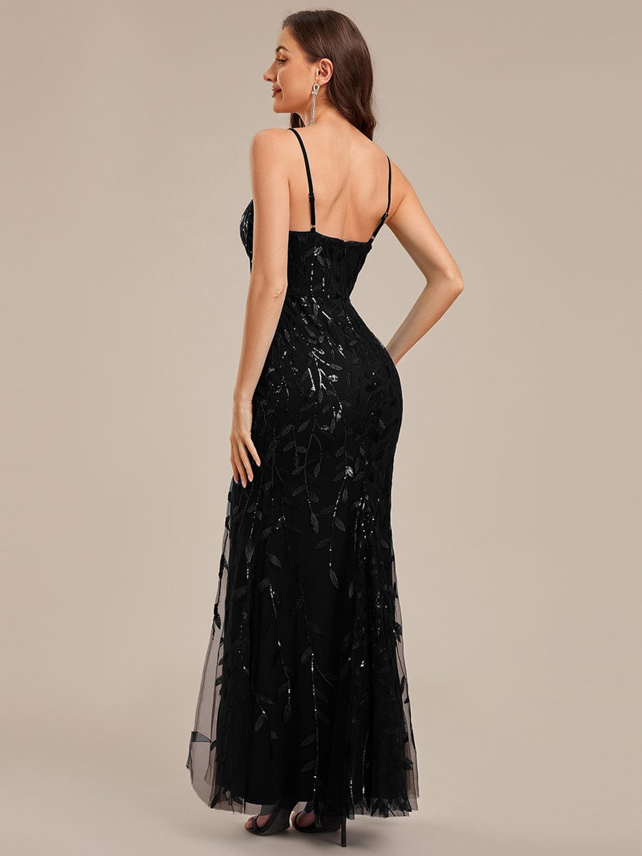 ever VIRELLA|Slit Sequin Mermaid Formal Dress