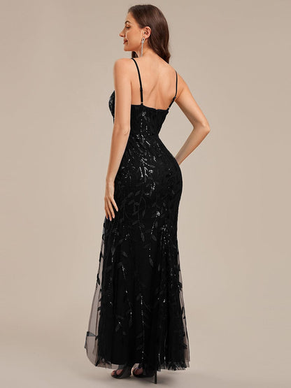 ever VIRELLA|Slit Sequin Mermaid Formal Dress