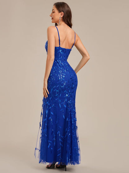 ever VIRELLA|Slit Sequin Mermaid Formal Dress