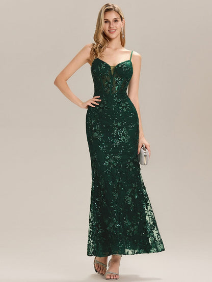 ever LYANNA|See-through Sequin Mermaid Formal Evening Dress