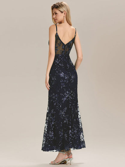 ever LYANNA|See-through Sequin Mermaid Formal Evening Dress