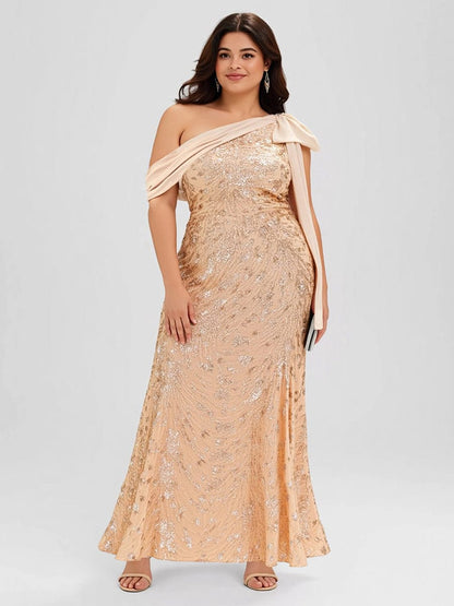 ever BELLAMY|Bow Detail Sequin Drop Shoulder Sleeve Dress