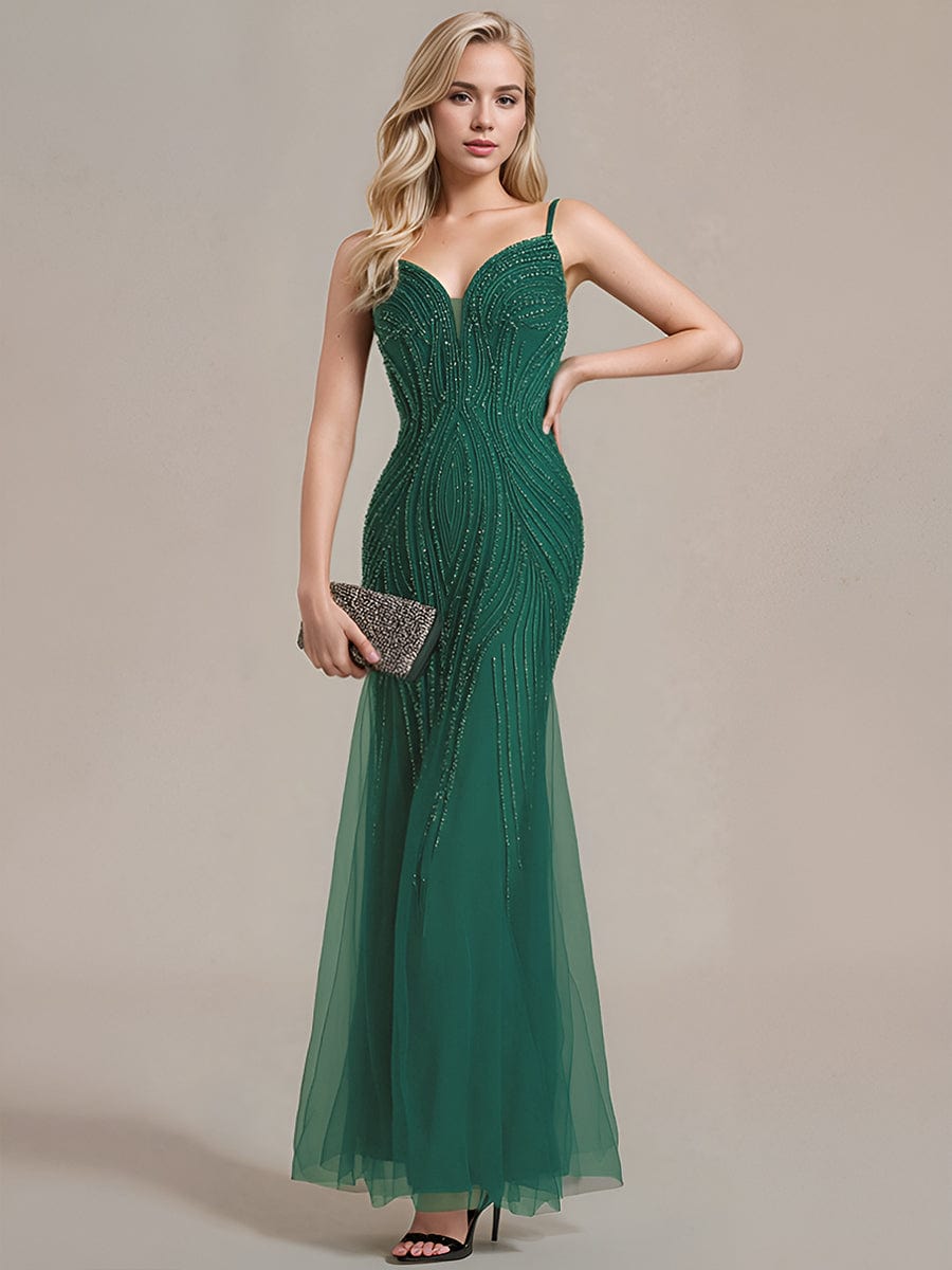 ever LYRA|See-through Sequin Mermaid Formal Dress