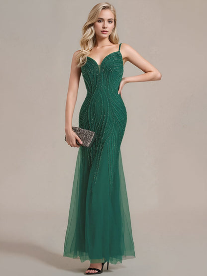 ever LYRA|See-through Sequin Mermaid Formal Dress