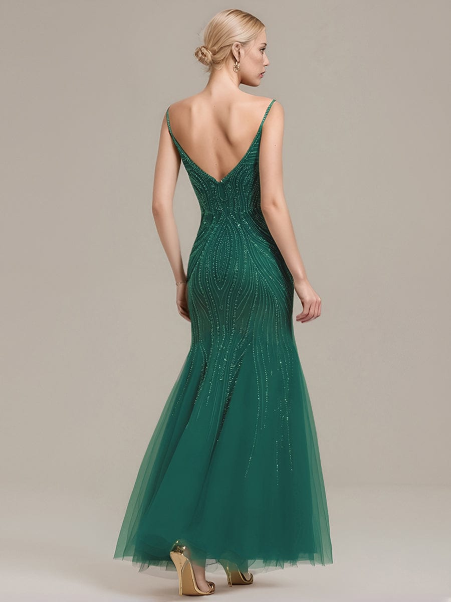 ever LYRA|See-through Sequin Mermaid Formal Dress