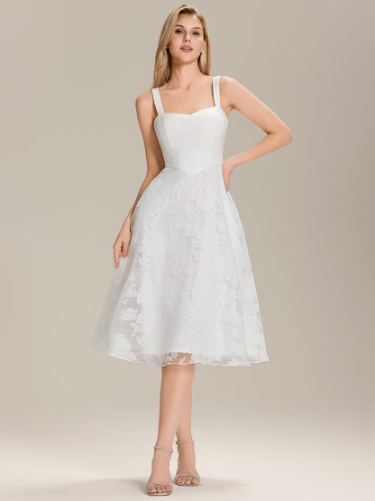 ever ELODIE|Floral Mesh Sleeveless A-Line Midi Dress