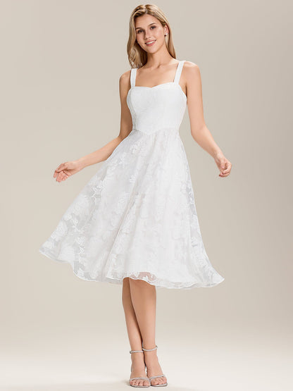 ever ELODIE|Floral Mesh Sleeveless A-Line Midi Dress