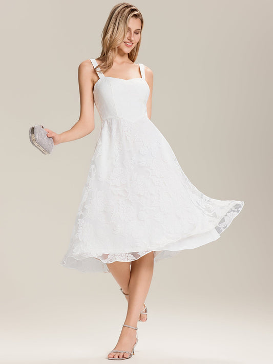 ever ELODIE|Floral Mesh Sleeveless A-Line Midi Dress