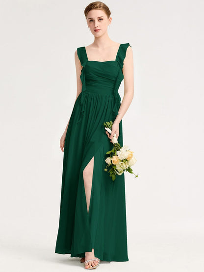 ever LUNARA|Flowing Ribbon Chiffon Bridesmaid dress