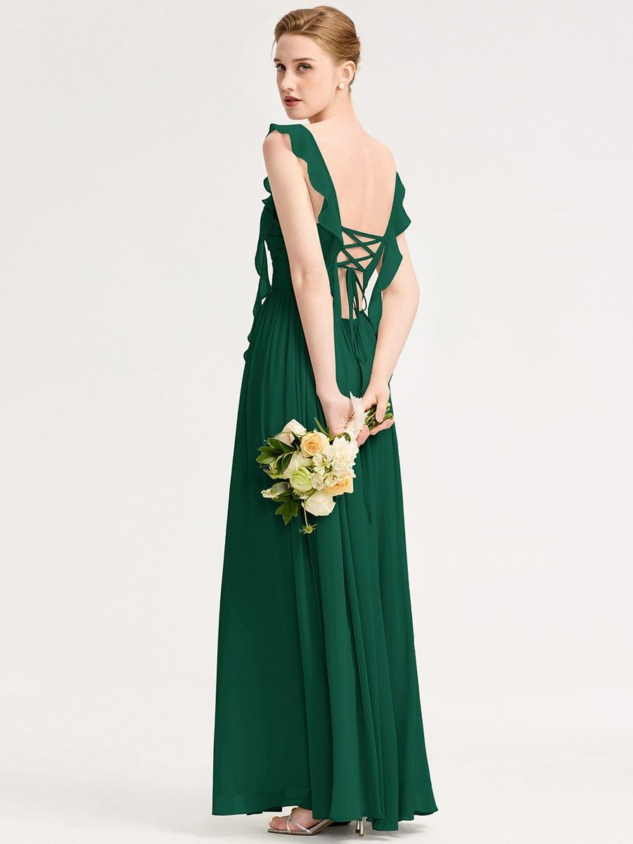 ever LUNARA|Flowing Ribbon Chiffon Bridesmaid dress