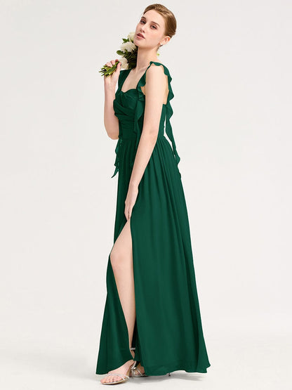 ever LUNARA|Flowing Ribbon Chiffon Bridesmaid dress