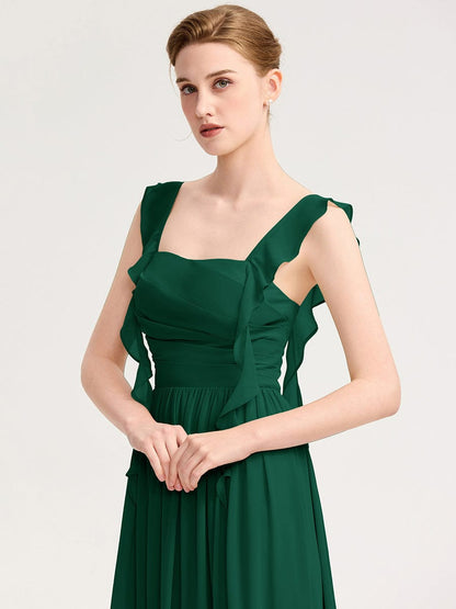 ever LUNARA|Flowing Ribbon Chiffon Bridesmaid dress