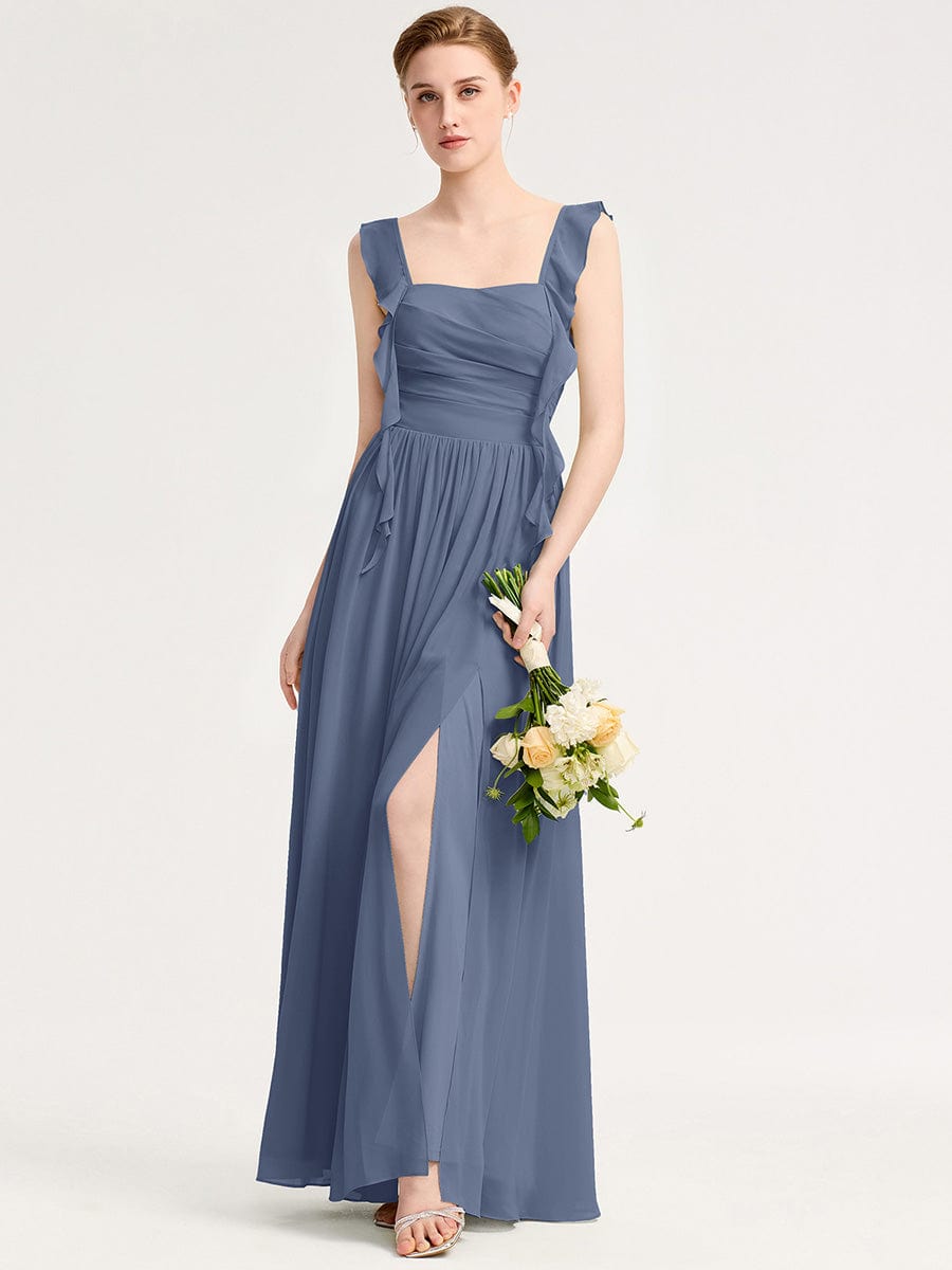ever LUNARA|Flowing Ribbon Chiffon Bridesmaid dress