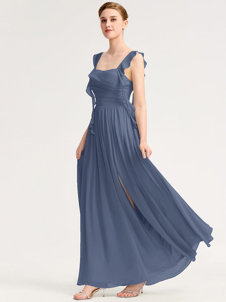 ever LUNARA|Flowing Ribbon Chiffon Bridesmaid dress