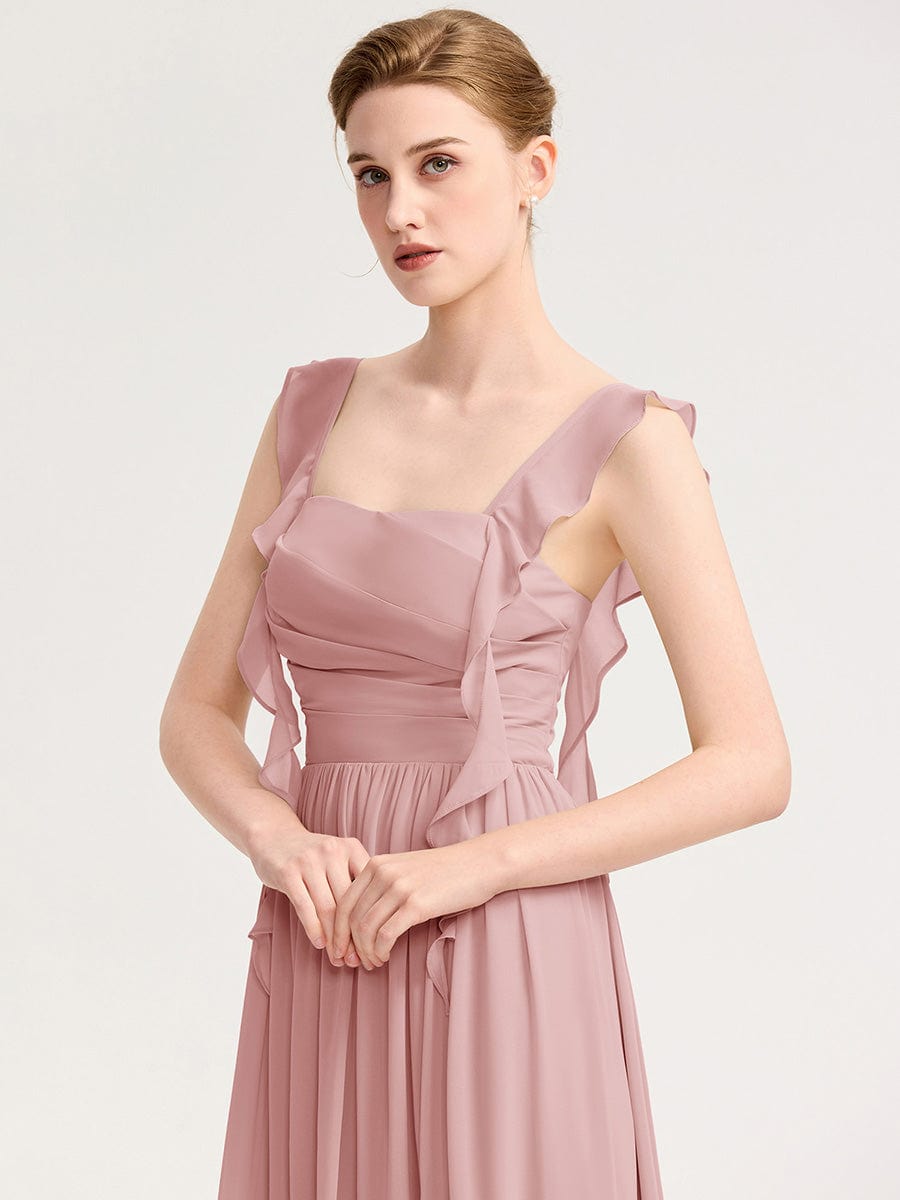 ever LUNARA|Flowing Ribbon Chiffon Bridesmaid dress