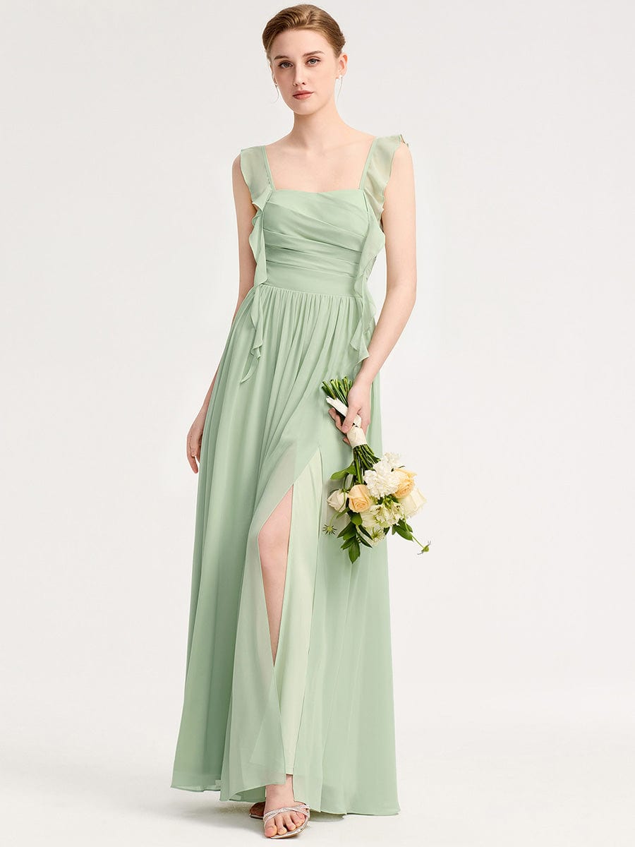 ever LUNARA|Flowing Ribbon Chiffon Bridesmaid dress