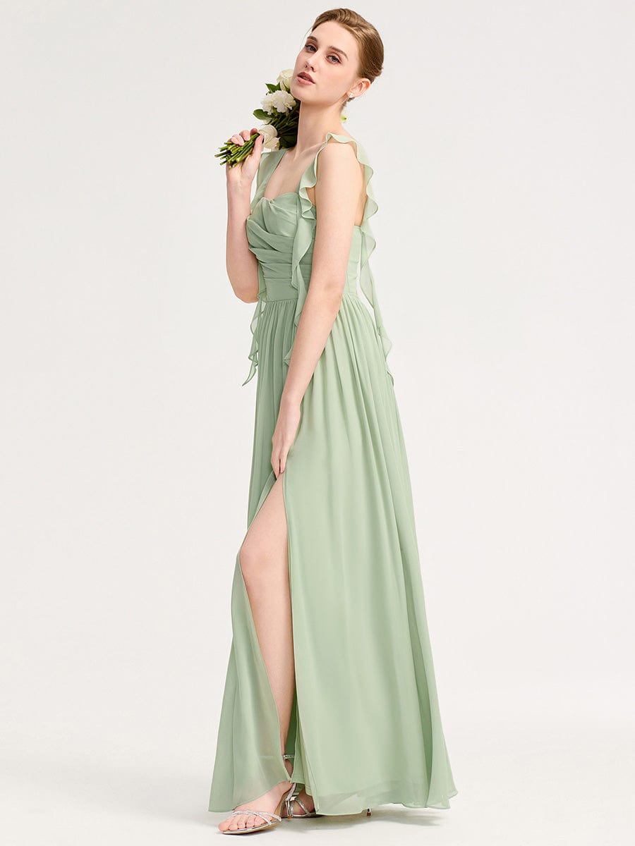 ever LUNARA|Flowing Ribbon Chiffon Bridesmaid dress