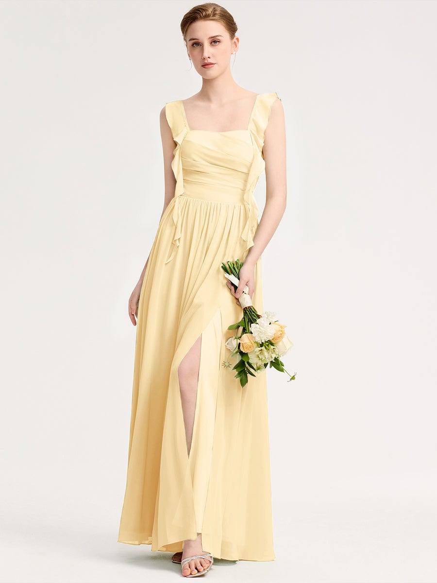 ever LUNARA|Flowing Ribbon Chiffon Bridesmaid dress