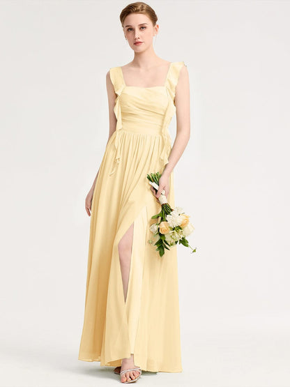ever LUNARA|Flowing Ribbon Chiffon Bridesmaid dress