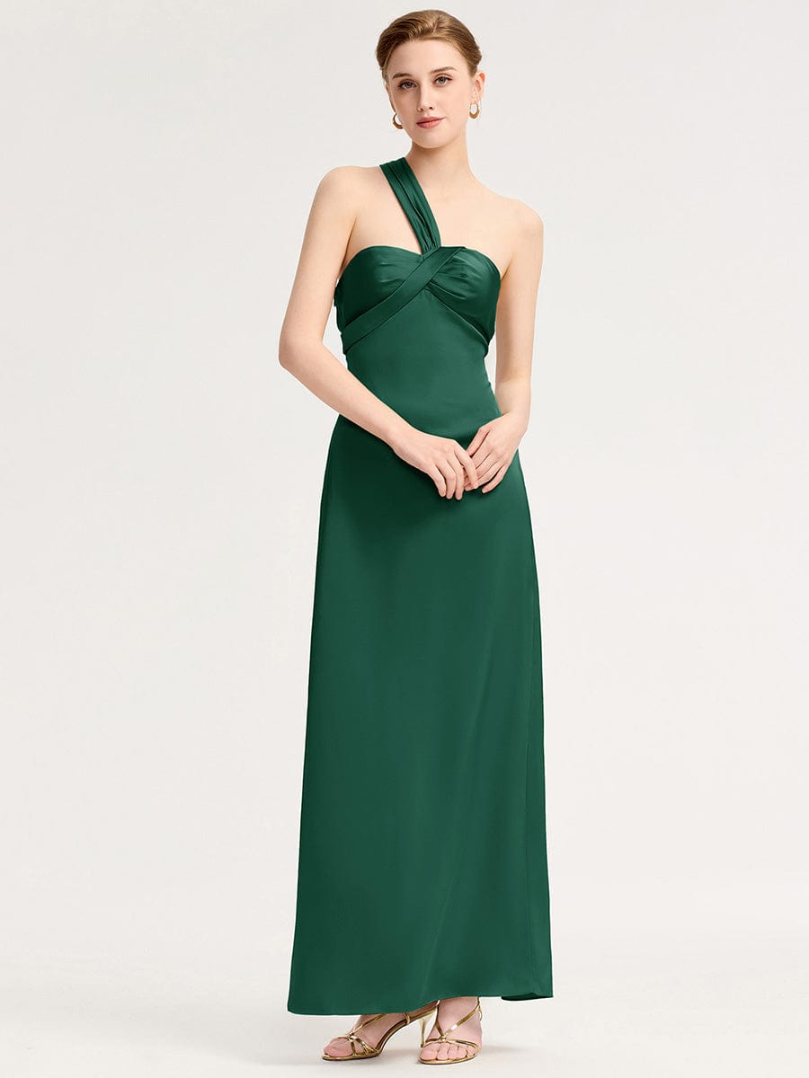 ever RAVINA|Twist Knot Satin Mermaid Bridesmaid dress