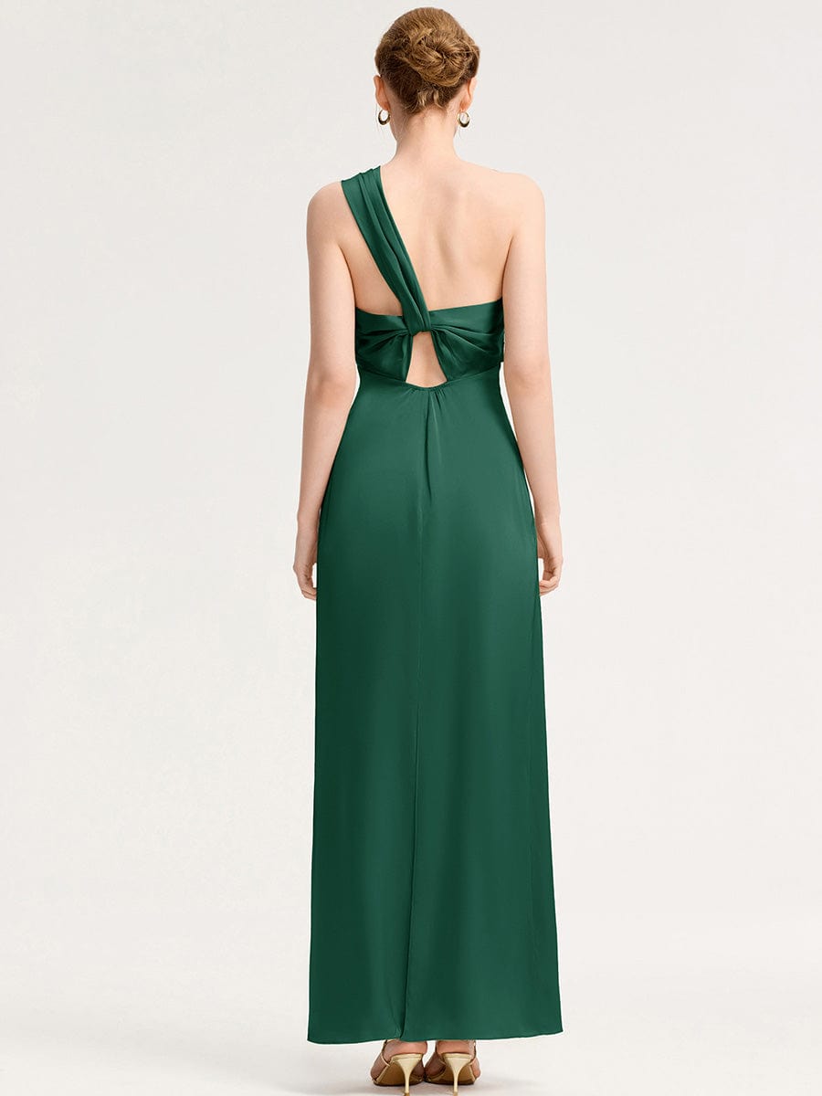 ever RAVINA|Twist Knot Satin Mermaid Bridesmaid dress