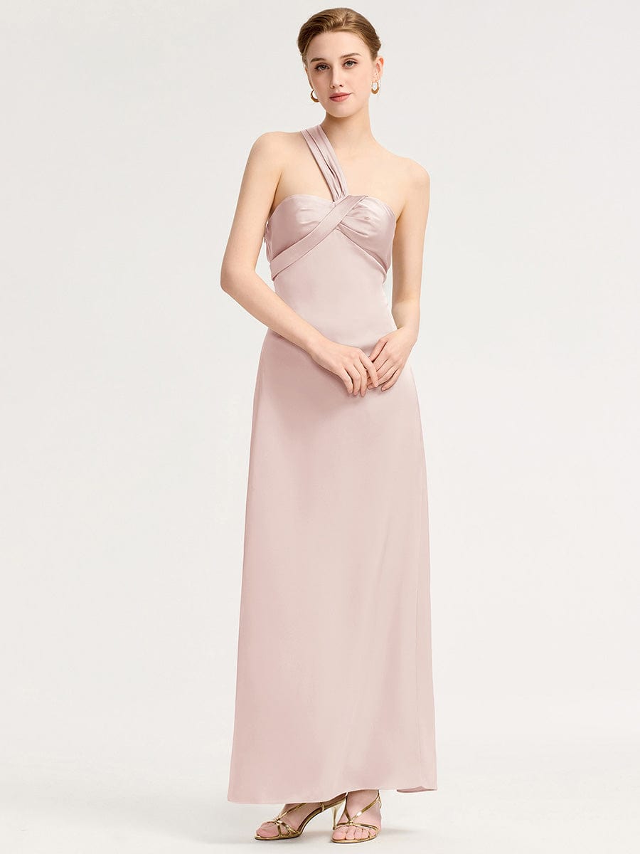 ever RAVINA|Twist Knot Satin Mermaid Bridesmaid dress
