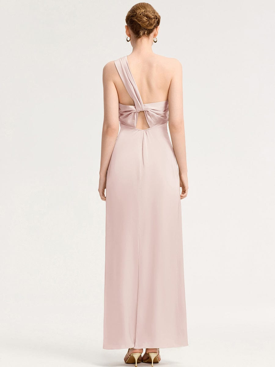 ever RAVINA|Twist Knot Satin Mermaid Bridesmaid dress