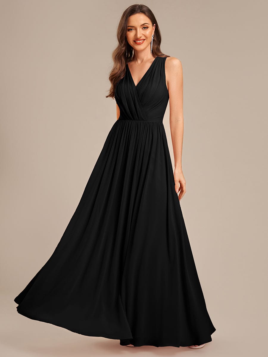 ever MARIBEL|Applique Chiffon Sleeveless Bridesmaid Dress