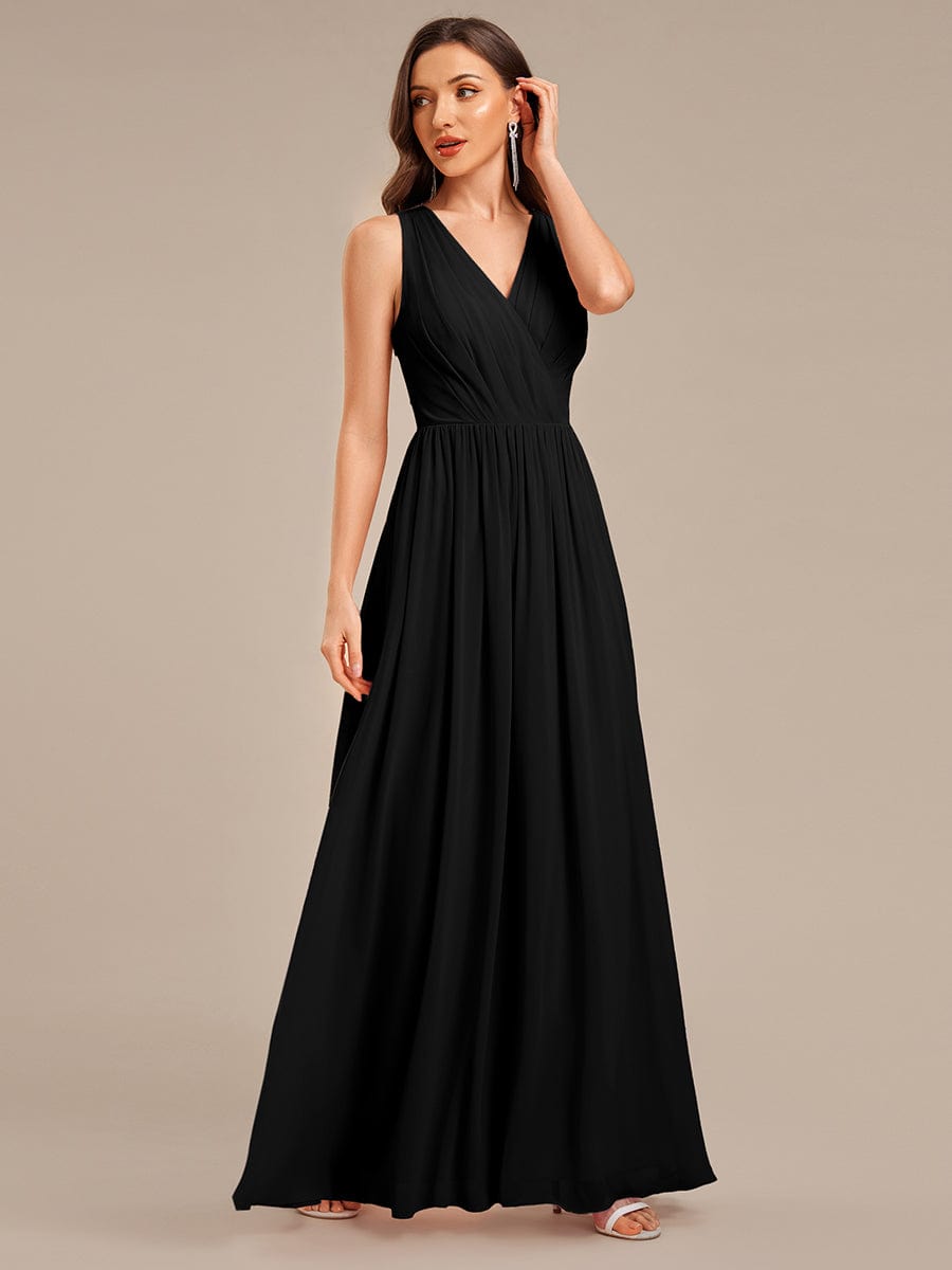 ever MARIBEL|Applique Chiffon Sleeveless Bridesmaid Dress