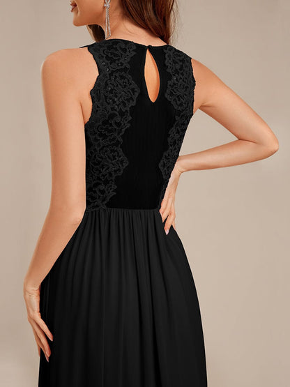 ever MARIBEL|Applique Chiffon Sleeveless Bridesmaid Dress