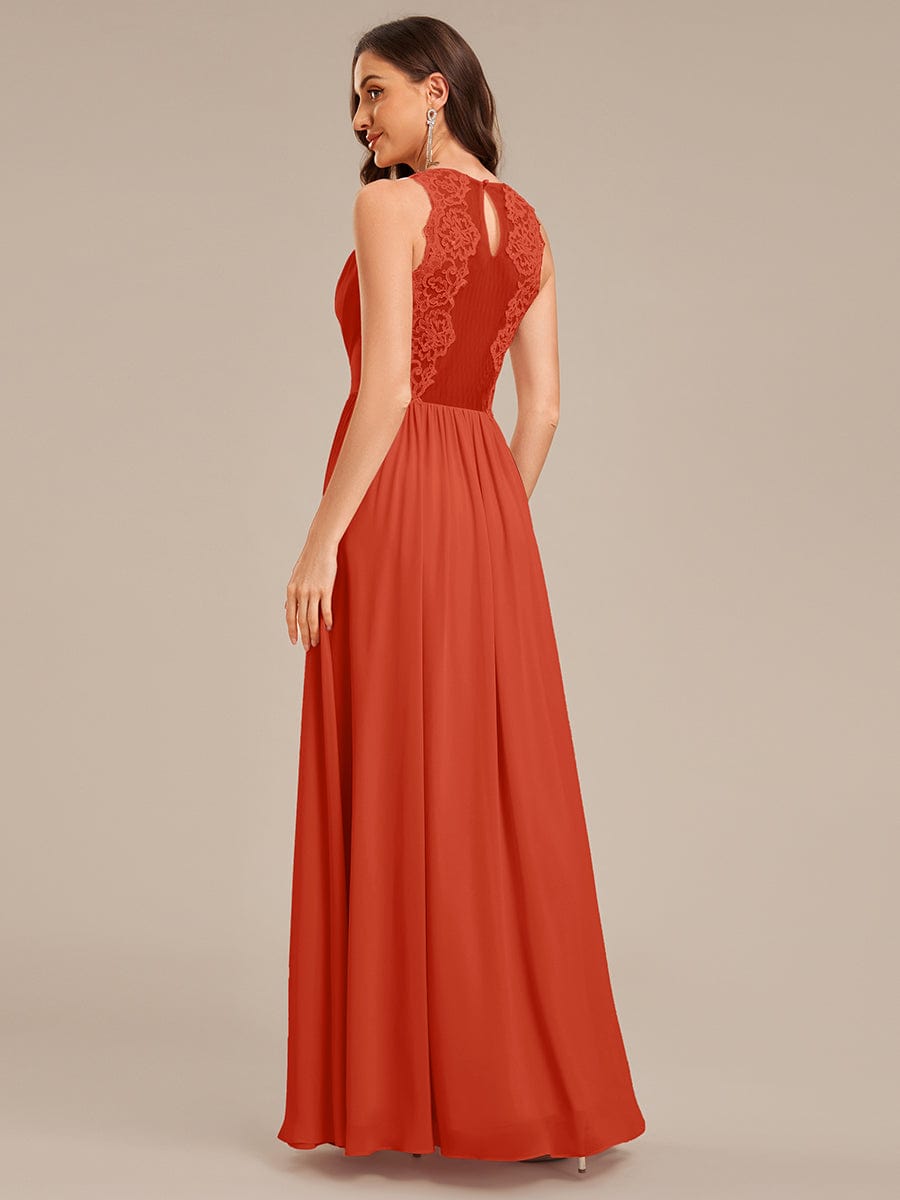 ever MARIBEL|Applique Chiffon Sleeveless Bridesmaid Dress