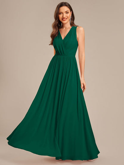 ever MARIBEL|Applique Chiffon Sleeveless Bridesmaid Dress