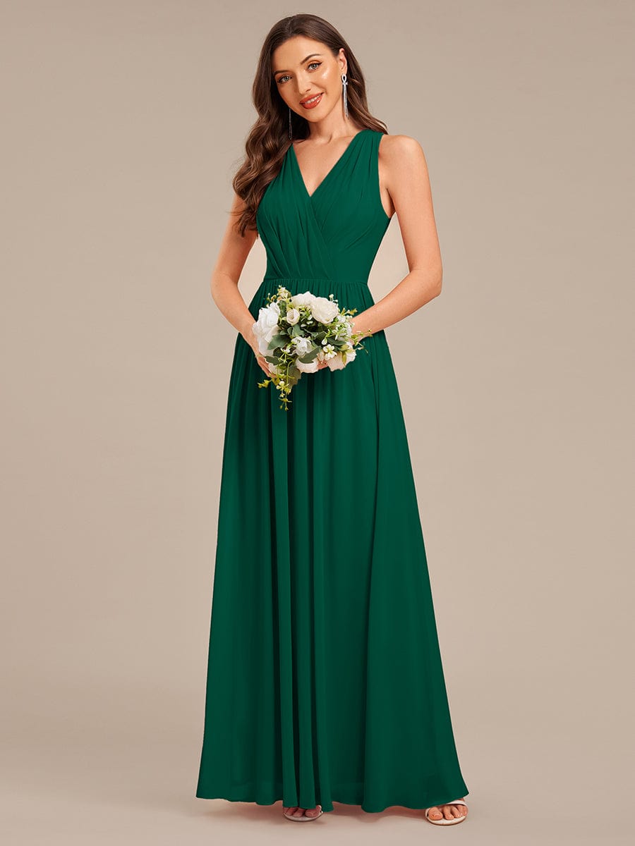 ever MARIBEL|Applique Chiffon Sleeveless Bridesmaid Dress
